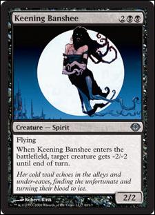 Magic the Gathering: Duel Decks: Garruk vs. Liliana (Base Set) card 44 Keening Banshee