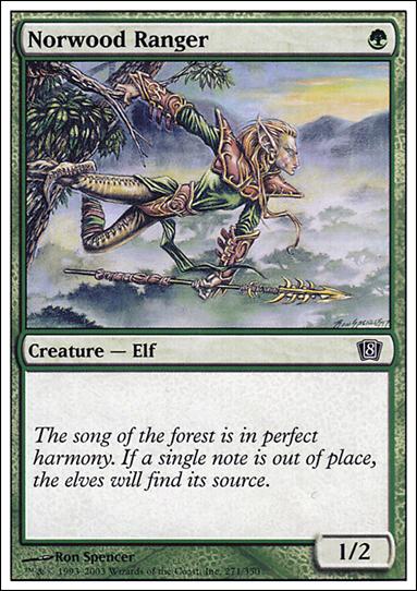 Magic the Gathering: 8th Edition (Base Set) card 271 Norwood Ranger