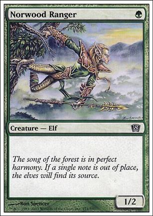 Magic the Gathering: 8th Edition (Base Set) card 271 Norwood Ranger