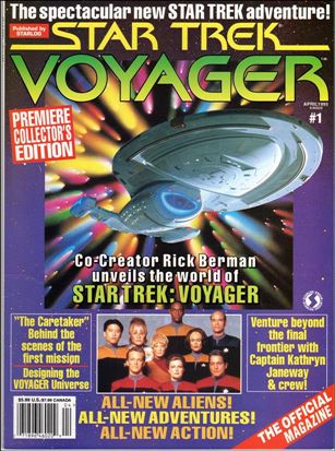 Official Star Trek: Voyager Magazine Cover Image 1