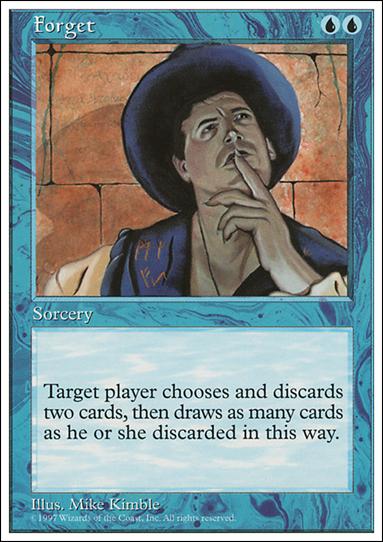 Magic the Gathering: 5th Edition (Base Set) card 89 Forget