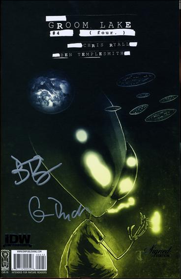 Groom Lake issue 4-C "Archibald the Alien" Signed Cover