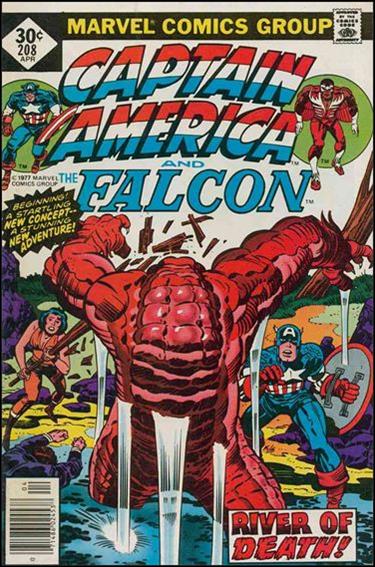 Captain America (1968) issue 208-C Whitman Cover