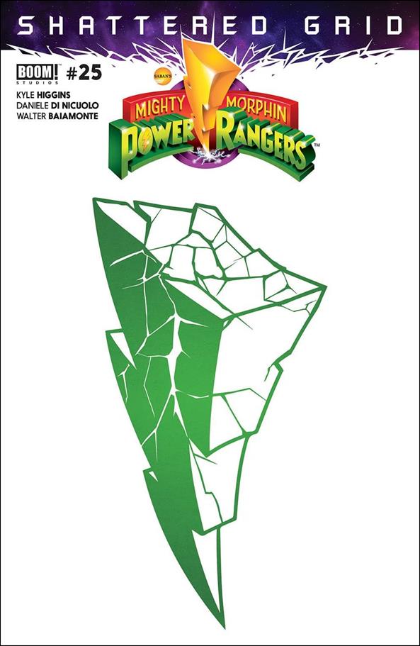 Mighty Morphin Power Rangers issue 25-M White Cover (2nd Printing)
