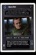 Star Wars: Premiere Unlimited (Base Set) card 23 Admiral Motti