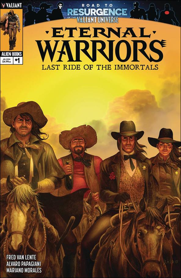 Eternal Warriors: Last Ride of the Immortals issue 1 Fernando Baldo Cover