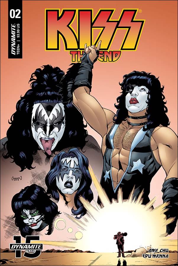Kiss: The End issue 2-B Ruairi Coleman Cover