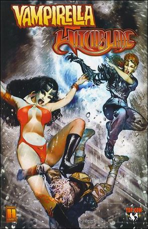 Vampirella/Witchblade issue 1-C Steve Pugh Cover