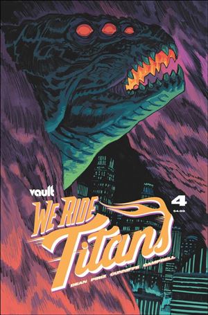 We Ride Titans issue 4-B Josh Hixson Cover