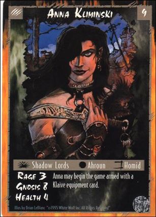 Rage Limited (Base Set) card 8 Anna Kliminski 