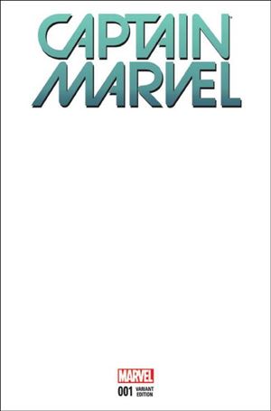 Captain Marvel (2016) issue 1-H Blank/Sketch Cover