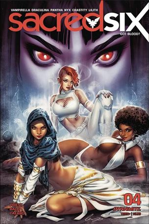 Sacred Six issue 4-C Elias Chatzoudis Cover
