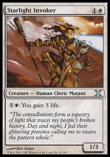Magic the Gathering: 10th Edition (Base Set) card 47 Starlight Invoker