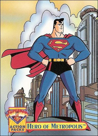 Superman Action Packs (Brainiac Attack Game Base Set) card 9 Hero of Metropolois