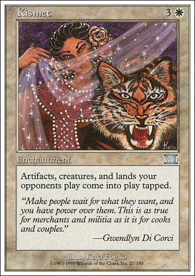 Magic the Gathering: 6th Edition (Base Set) card 27 Kismet