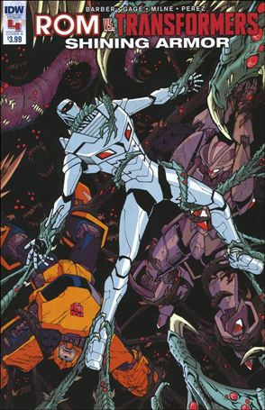 Rom Vs Transformers: Shining Armor issue 4 Alex Milne Cover