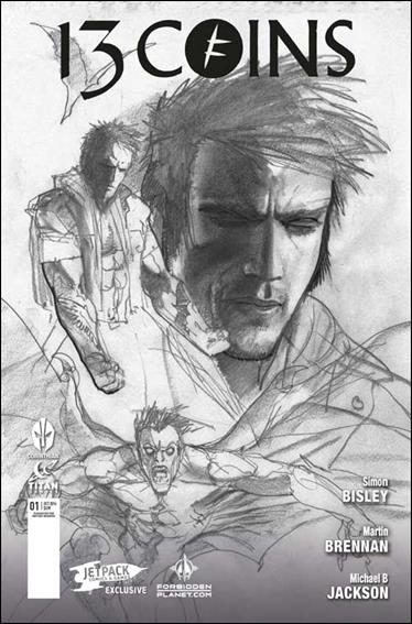 13 Coins issue 1-D Jetpack Comics / Forbidden Planet Cover