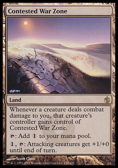 Magic the Gathering: Mirrodin Besieged (Base Set) card 144 Contested War Zone