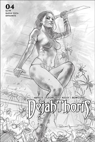 Dejah Thoris (2019) issue 4-H Lucio Parrillo 1:10 Black & White Cover