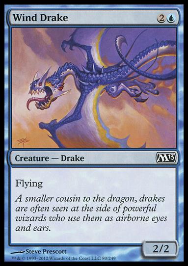 Magic the Gathering: 2013 Core Set (Base Set) card 80 Wind Drake