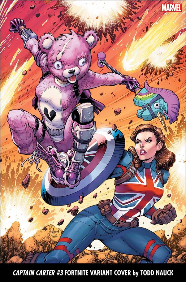 Captain Carter issue 3-C Todd Nauck Fortnite Cover
