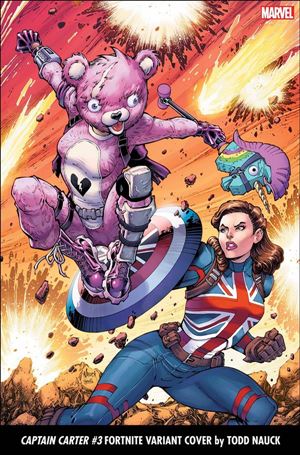 Captain Carter issue 3-C Todd Nauck Fortnite Cover