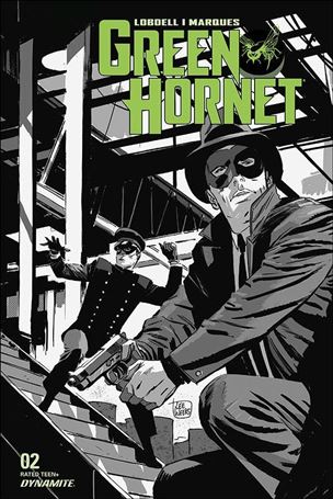 Green Hornet (2020) issue 2-E Lee Weeks 1:20 Black & White Cover
