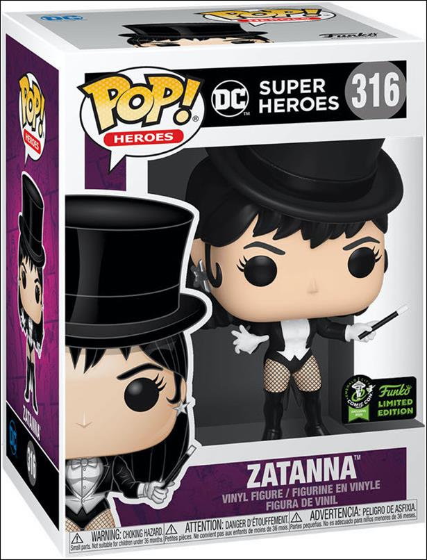 POP! Heroes figure 316 Zatanna ECCC 2020