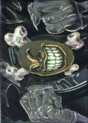 Evil Ernie Series II Chromium: Glow in the Dark (Base Set) card 63 Origin of Lady Death Part 9