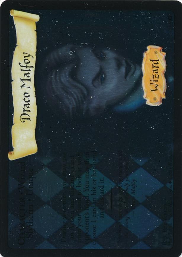 Harry Potter (Base Set) card 2 Draco Malfoy