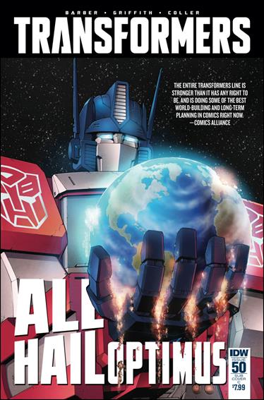 Transformers (2014) issue 50-D Casey W. Coller Subscription Cover