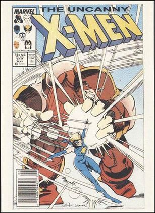 Uncanny X-Men Cover Series II (Base Set) card 44 Issue #217