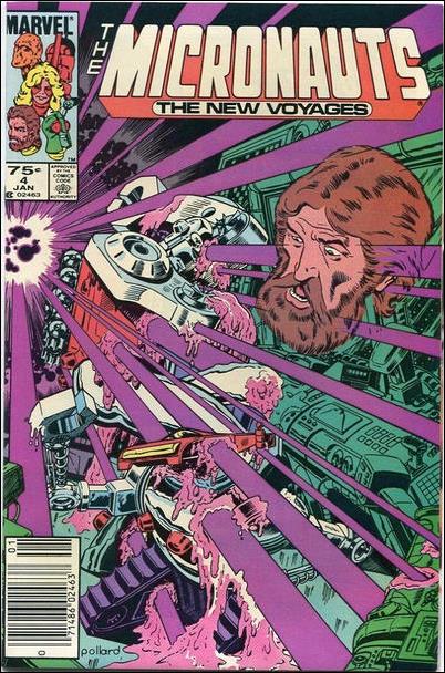 Micronauts (1984) issue 4-B Canadian Price Cover