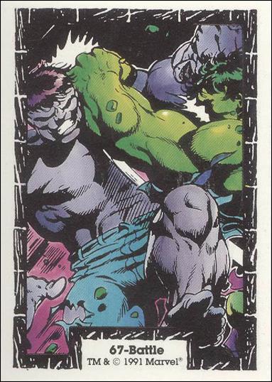 Incredible Hulk (Base Set) card 67 Battle