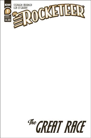 Rocketeer: The Great Race issue 1-C Blank/Sketch Cover