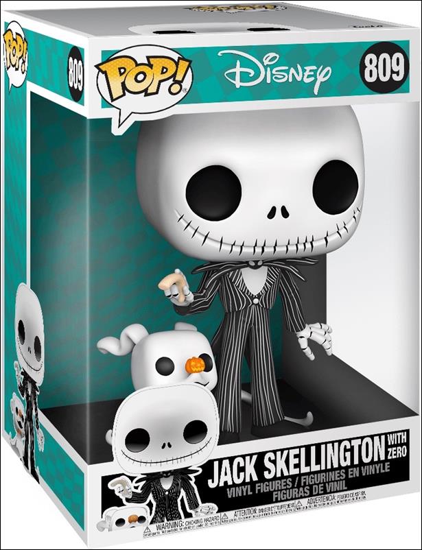 POP! Disney figure 809 Jack Skellington with Zero (10 Inch)