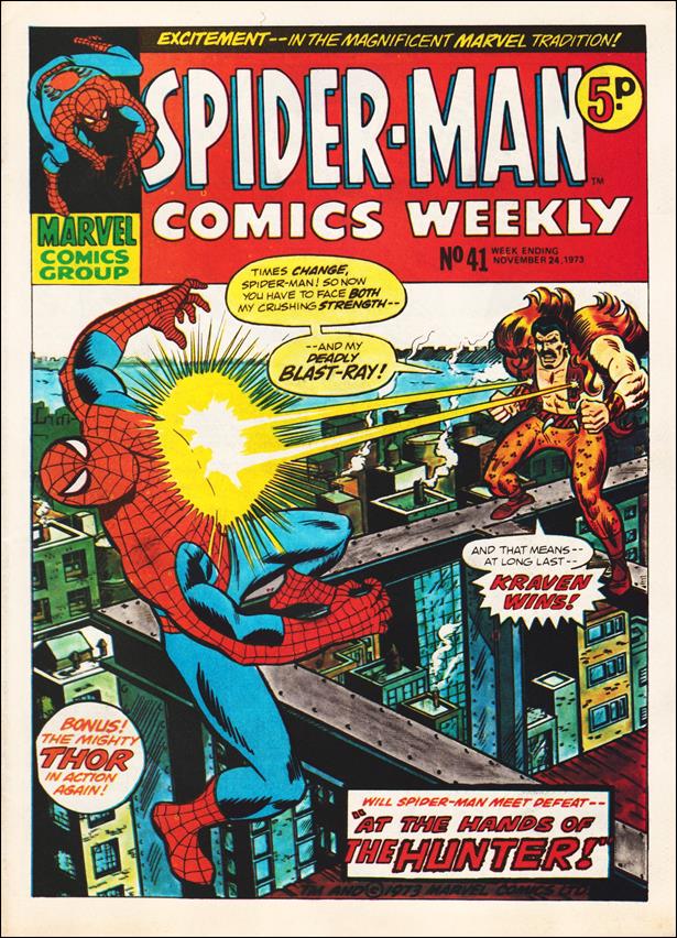 Spider-Man: Comics Weekly (UK) issue 41