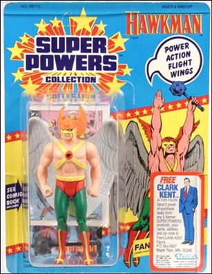 Super Powers Collection Action Figures (1984) figure 45 Hawkman - Wave 2 Re-Pack (Clark Kent Offer)