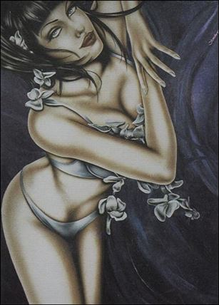 Jennifer Janesko Premier Pinups (Base Set) card 65 Tropical Tranquility