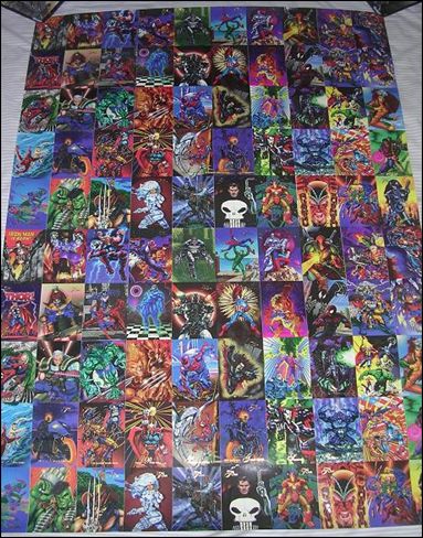 Marvel Annual Flair '94 (Uncut Sheet) card 1 Uncut Sheet