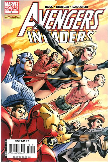 Avengers/Invaders issue 4-B Alan Davis 1:25 Cover