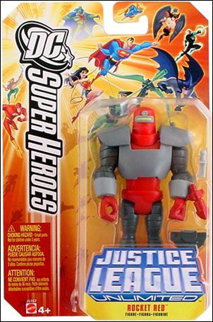 DC Super Heroes Justice League Unlimited (Animated) 5" Action Figures figure 15 Rocket Red