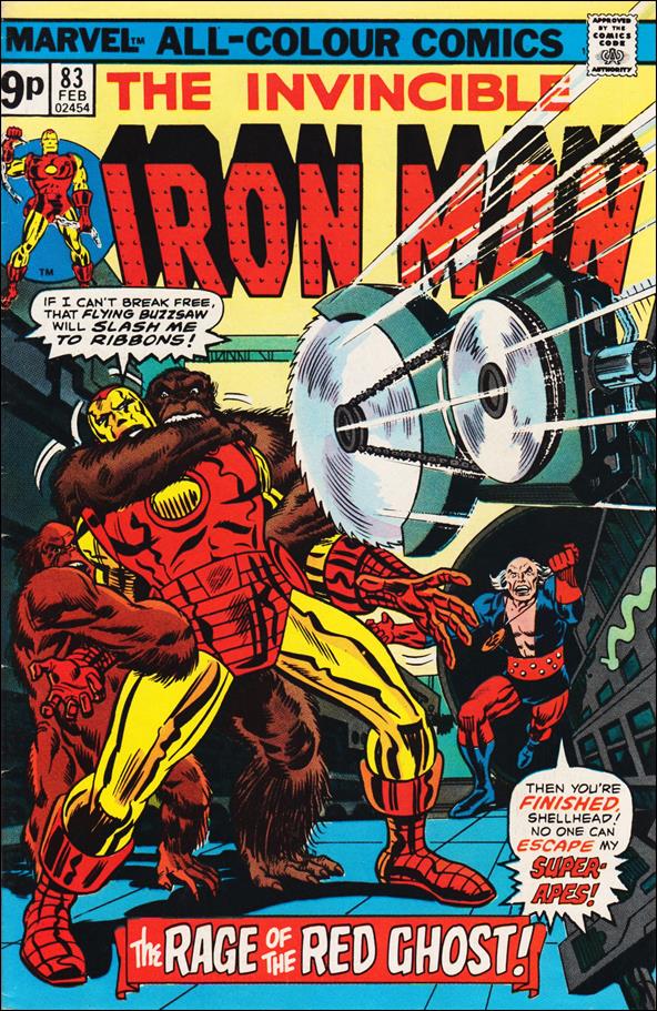 Iron Man (1968) issue 83-B UK Price Cover