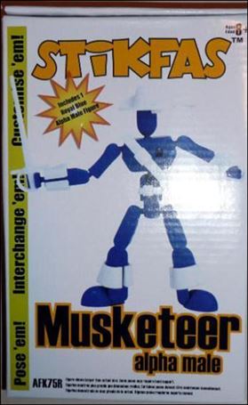 Stikfas figure AFK75R Alpha Male Musketeer
