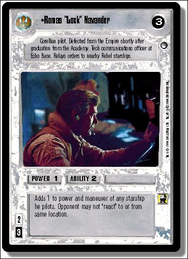 Star Wars: Hoth Limited (Base Set) card 100 Romas "Lock" Navander