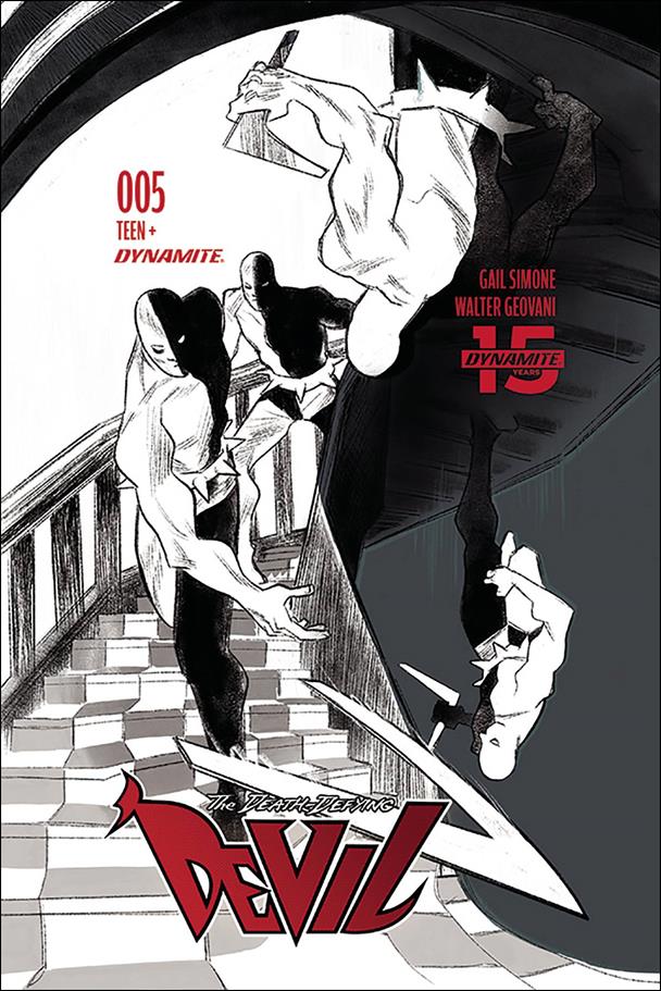 Death-Defying 'Devil (2019) issue 5-E Erica Henderson 1:20 Black & White Cover