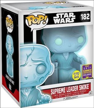 POP! Star Wars figure 182-B Supreme Leader Snoke (Glow) (6 Inch) Summer Con