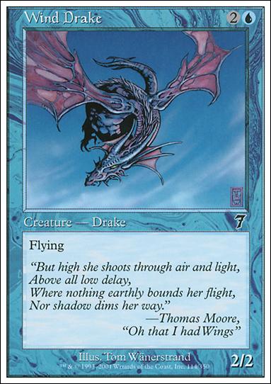 Magic the Gathering: 7th Edition (Base Set) card 114 Wind Drake