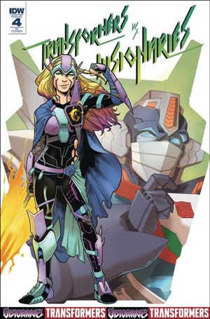 Transformers vs The Visionaries issue 4-C Brendan Cahill 1:10 Cover