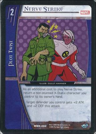 Marvel Knights: VS System (Base Set) card MMK-082 Nerve Strike